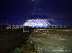 搪瓷反應(yīng)釜釜蓋大法蘭邊沿小面積破損修復(fù)